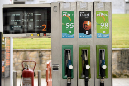 El encarecimiento de la electricidad y la menor bajada de los precios de los carburantes han tirado al alza de la inflación en mayo, que ha subido tres décimas, hasta el 3,6 %. EFE/ Eloy Alonso
