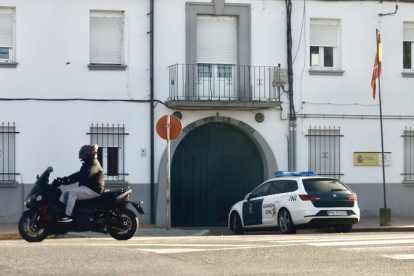 Cuartel de la Guardia Civil de Valencia de don Juan, que se ha hecho cargo de la investigación