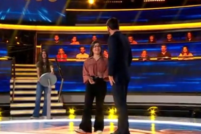 Marina, tras ganar el premio en el concurso de El 1%.