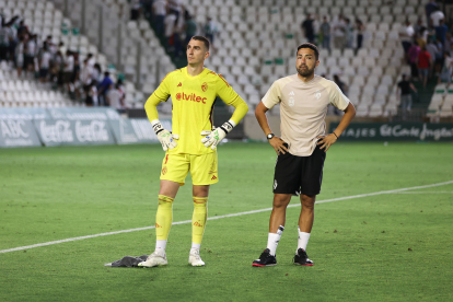 Un momento del partido.