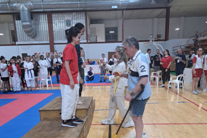 La Bañeza reunió a más de medio millar de karatecas en una jornada deportiva de altos vuelos.
