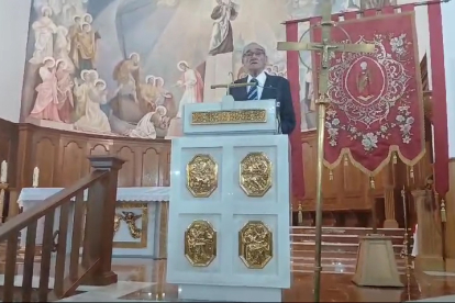 Discurso de Luis del Olmo en la iglesia de San Pedro de Ponferrada
