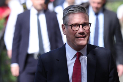 El líder laborista, Keir Starmer, ganador de las elecciones generales en el Reino Unido. EFE/EPA/NEIL HALL