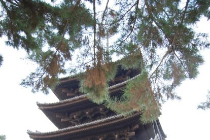 La histórica pagoda de madera de Nara. EFE/Isabel Conde