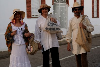 Un momento de la celebración de Santa Marina del Rey.