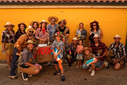 Un momento de la celebración de Santa Marina del Rey.