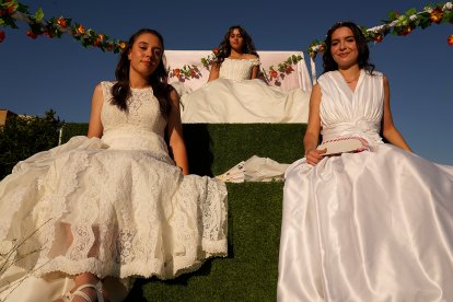 Un momento de la celebración de Santa Marina del Rey.