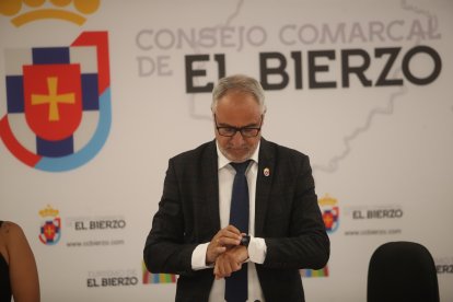 Olegario Ramón, en el Pleno de este martes.
