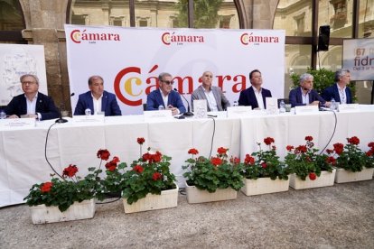 Acto de presentación en León de la Feria Internacional de Muestras de Asturias, en la que participará la Cámara de Comercio