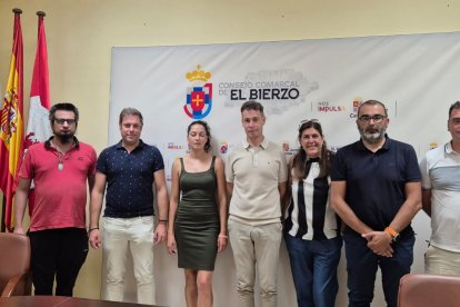 Asamblea general del Consorcio del Tren Turístico Ponfeblino celebrada este viernes en Ponferrada.