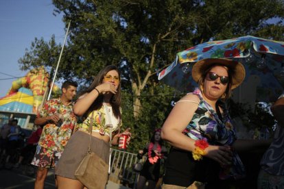 Valdevimbre vive la primera jornada de su Fiesta del Vino.