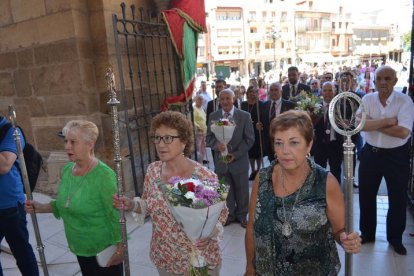 Ofrenda floral a la Virgen de la Asunción