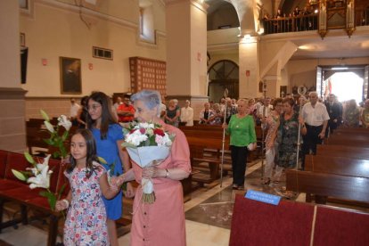 Ofrenda floral a la Virgen de la Asunción