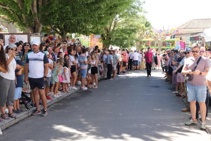 Un momento del evento, uno de los actos que más público congrega y más expectación causa en la fiestas de Boñar.