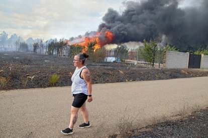 Imagen del incendio.