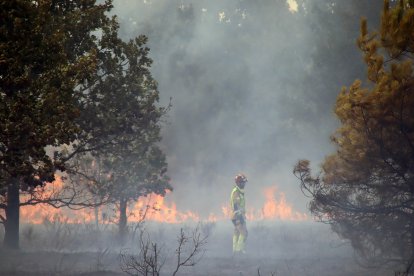 Imagen del incendio.