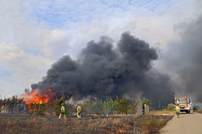 Imagen del incendio.