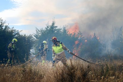 Imagen del incendio.