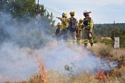 Imagen del incendio.