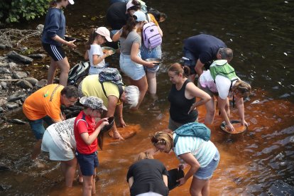 La Fundación Cultura minera de Torre del Bierzo organiza un bateo de oro en el río Tremor a su paso por Torre del Bierzo.