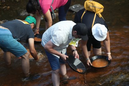 La Fundación Cultura minera de Torre del Bierzo organiza un bateo de oro en el río Tremor a su paso por Torre del Bierzo.