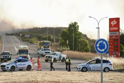 Imágenes del fuego, declarado de nivel 2.