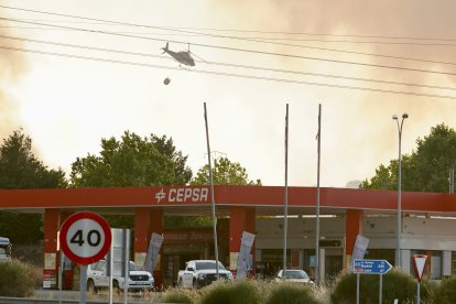 Imágenes del fuego, declarado de nivel 2.