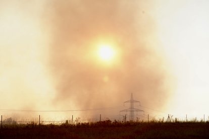 Imágenes del fuego, declarado de nivel 2.