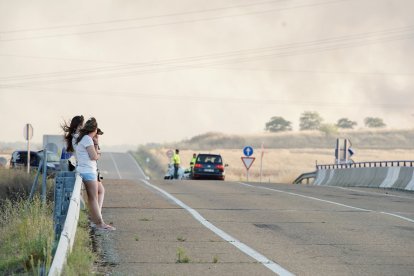 Imágenes del fuego, declarado de nivel 2.