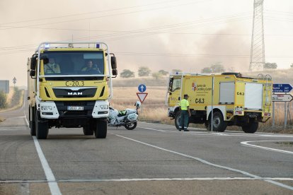 Imágenes del fuego, declarado de nivel 2.