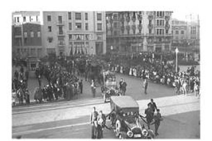 Despedida a los capitanes Pedro Pérez y José Lambarri