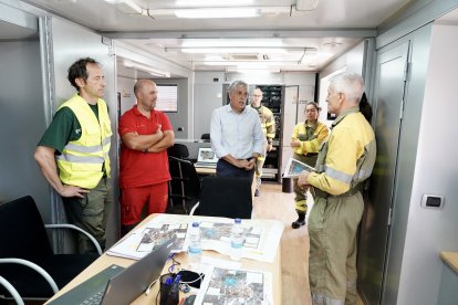 El incendio forestal de Castrillo de los Polvazares (León) baja a nivel 1