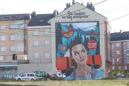 Ruta de los murales de Asier Vera en Ponferrada