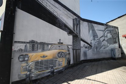 Ruta de los murales de Asier Vera en Ponferrada