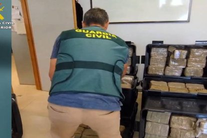 Imagen de archivo de una operación antidroga de la Guardia Civil