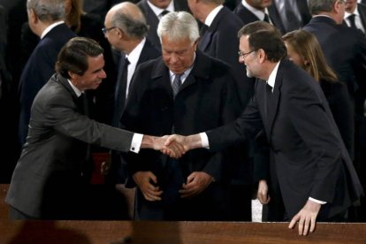 Aznar, González y Rajoy.