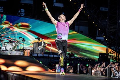 Imagen de archivo de un concierto de Coldplay. EFE/EPA/Mads Claus Rasmussen