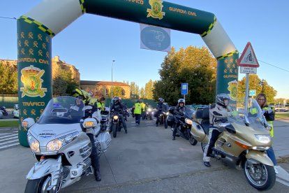 Una ruta motera celebra hoy los 65 años de la de la Unidad de Motos de la Guardia Civil