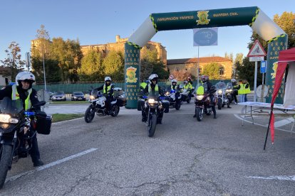 Una ruta motera celebra hoy los 65 años de la de la Unidad de Motos de la Guardia Civil