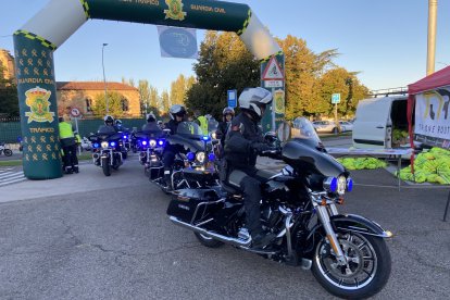 Una ruta motera celebra hoy los 65 años de la de la Unidad de Motos de la Guardia Civil