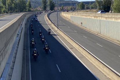 Una ruta motera celebra hoy los 65 años de la de la Unidad de Motos de la Guardia Civil.