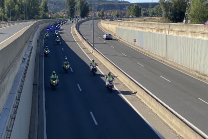 Una ruta motera celebra hoy los 65 años de la de la Unidad de Motos de la Guardia Civil