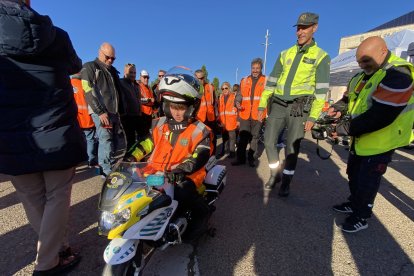 Una ruta motera celebra hoy los 65 años de la de la Unidad de Motos de la Guardia Civil.