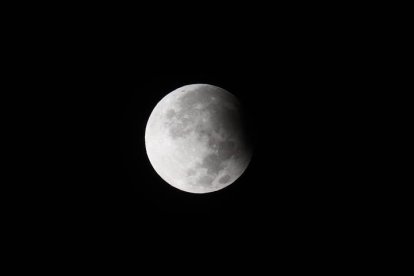 Superluna y eclipse en Jerusalén.