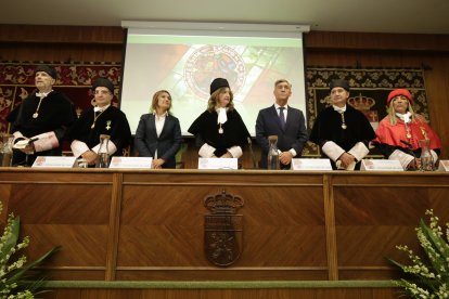 Inicio del curso en la Universidad de León.