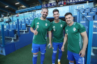 Imagen del partido homenaje al jugador blanquiazul.