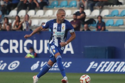 Imagen del partido homenaje al jugador blanquiazul.