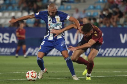 Imagen del partido homenaje al jugador blanquiazul.