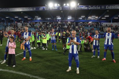 Imagen del partido homenaje al jugador blanquiazul.