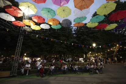 Una edición anterior del festival 'Come y calle' en el jardín de San Francisco.